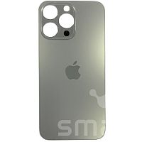 Задняя крышка для Apple iPhone 15 Pro Max в сборе с линзами цвет: титан Оригинал
