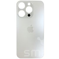 Задняя крышка для Apple iPhone 15 Pro в сборе с линзами цвет: белый Оригинал