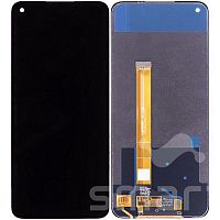 Дисплей для Realme 8 5G/V13 5G/Q3i/Narzo 30 5G/Oppo A93s в сборе без рамки черный Оригинал
