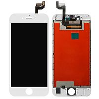 Дисплей для Apple iPhone 6S в сборе с рамкой белый SL
