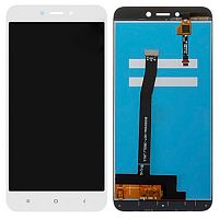Дисплей для Xiaomi Redmi 4X в сборе без рамки белый Оригинал