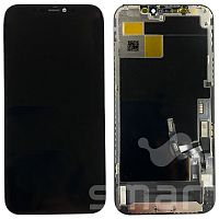 Дисплей для Apple iPhone 12/12 Pro в сборе с рамкой черный JK Incell