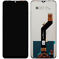Дисплей для Infinix Hot 11 Play в сборе без рамки черный Оригинал