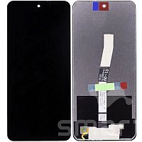 Дисплей для Xiaomi Redmi Note 9S в сборе с рамкой черный Оригинал