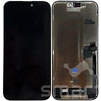 Дисплей для Apple iPhone 16 Pro Max в сборе с рамкой черный 120гц JK Incell
