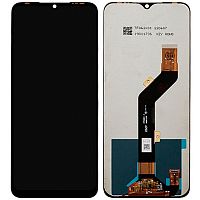 Дисплей для Infinix Hot 10 Play G35 в сборе без рамки черный Оригинал