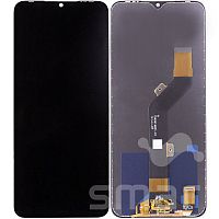 Дисплей для Infinix Hot 10S/Smart 6 Plus в сборе без рамки черный Оригинал