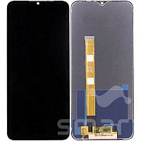 Дисплей для Oppo A15/A15s в сборе без рамки черный Оригинал