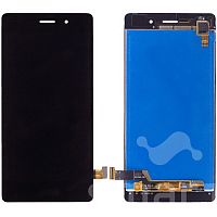 Дисплей для Huawei P8 Lite в сборе без рамки черный Оригинал
